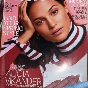 Marie Claire Alicia Vikander Magazine